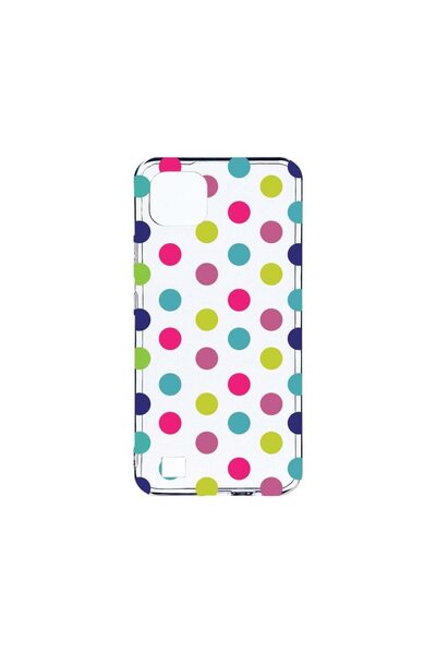 bestcase Husa BestCase¬Æ Clear Silicon 2MM, Compatibila Cu Realme C20, Dots C...