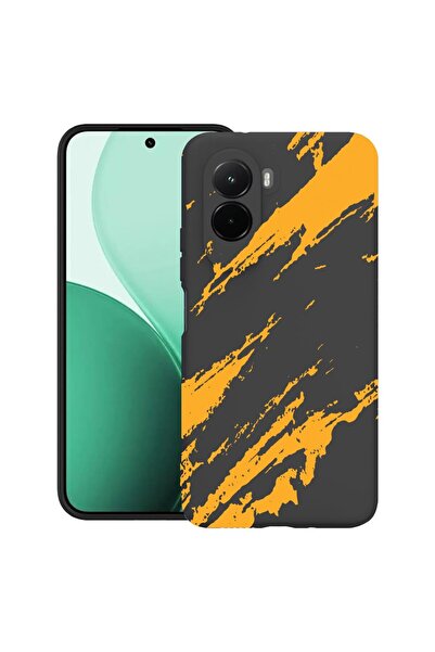 bestcase Υπέρλεπτη Θήκη TPU Συμβατή με Poco M7, με Σχέδιο Χρυσών Ριγών, 31196...