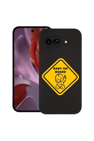 bestcase ¬Æ Husa pentru Google Pixel 9a, Baby On Board, Slim Silicon 0.8MM, A...