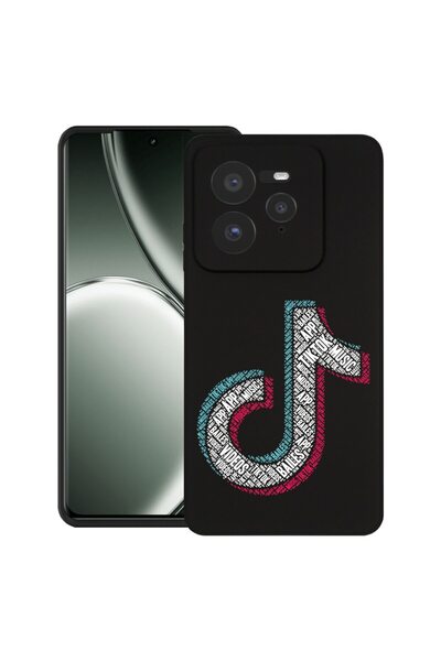 bestcase ¬Æ Husa pentru Realme GT 7 Pro cu Design Calligraphy TikTok, TPU Mat...
