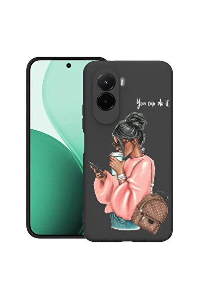 bestcase ¬Æ Husa TPU Ultra Slim Compatibil cu Poco M7, cu Design Shopping Gir...