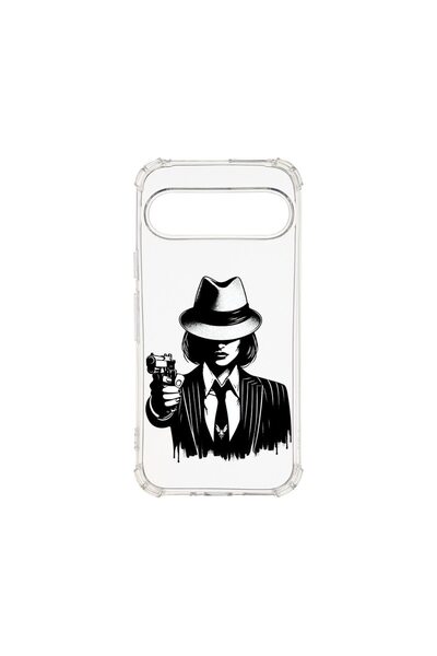 bestcase Husa Anti Shock 1.5MM, Compatibilă cu Google Pixel 9 Pro, Gangster W...