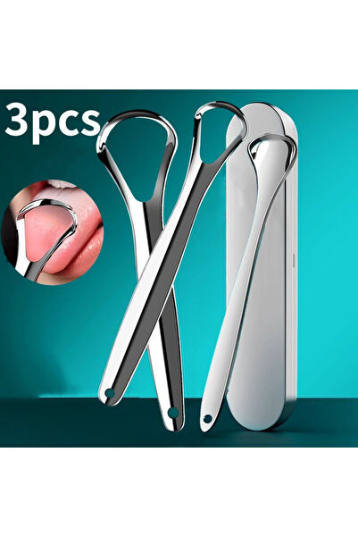 Choice 3pcs 3pcs Tongue coating cleaner,stainless steel scraper,specialized o...