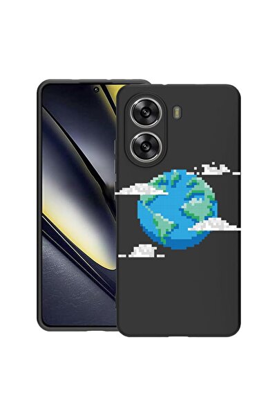 bestcase Калъф за Poco X7 Pro 5G, Minecraft Earth, тънък силиконов 0.8ММ, про...
