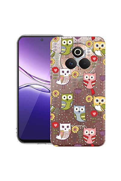 bestcase Husă pentru Realme P3 Pro cu design cu model de bufniță, din silicon...