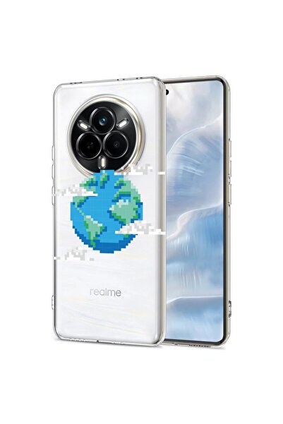 bestcase Husa pentru Realme 14 Pro 5G, BestCase¬Æ Clear Silicon 2MM, Minecraf...