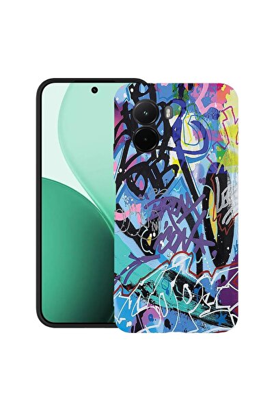 bestcase Υπέρλεπτη Θήκη TPU Συμβατή με Poco M7, με Σχέδιο Γκράφιτι, 3119618 B...