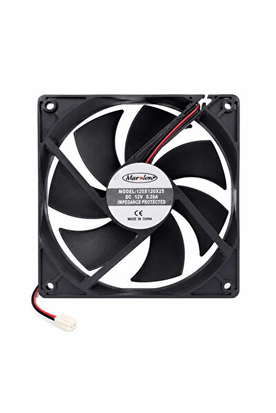 Marxlow 12CM 12VOLT 25MM 120X120X25MM DC 2P FAN 12V 2 UÇLU 0.28A