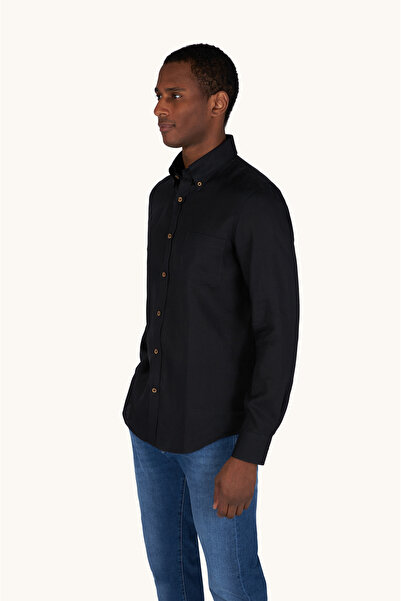 PAUL&SHARK Men's Woven Linen Shirt