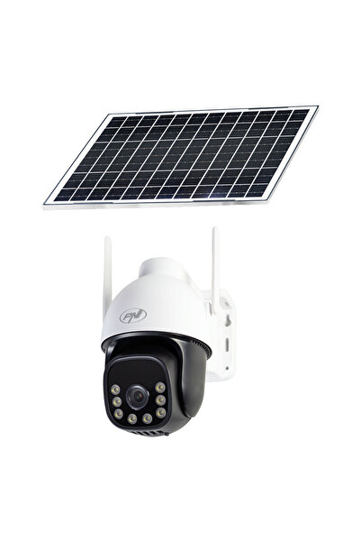 PNI Cameră de supraveghere IP74 Live AOV Black Light, 4MP, 4G, Panou solar și...