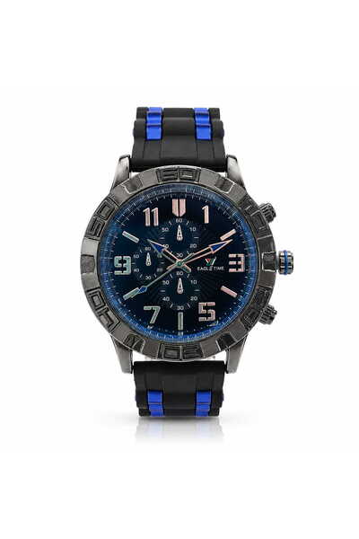 Watch Men's watch, EagleTime, Black, ET20