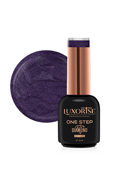 LUXORISE Semi-permanent Nail Polish One Step Diamond - Grape Glaze 10ml