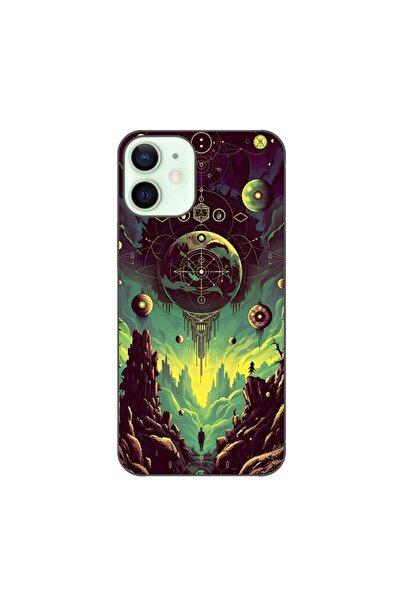 OEM Husa compatibila cu Apple iPhone 12 Mini Silicon Gel Tpu Model Mystical P...