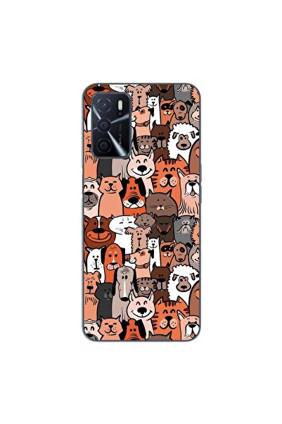 OEM Husa compatibila cu Oppo A16 Silicon Gel Tpu Model Caini si Pisici Pattern