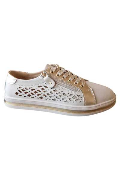 Maria Conti Women's shoes, made of leather, Maria Conti, with side cutouts, d...