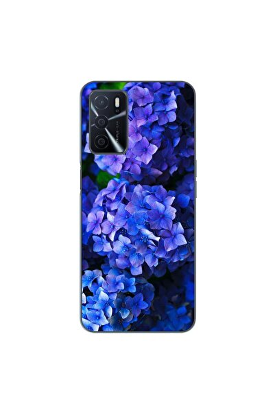 OEM Husa compatibila cu Oppo A16 Silicon Gel Tpu Model Hortensii