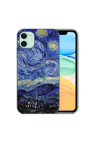 OEM Husa compatibila cu Apple iPhone 11 Silicon Gel Tpu Model Painting