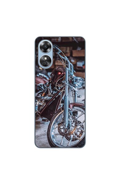 OEM Husa compatibila cu Oppo A17 Silicon Gel Tpu Model Harley Garage