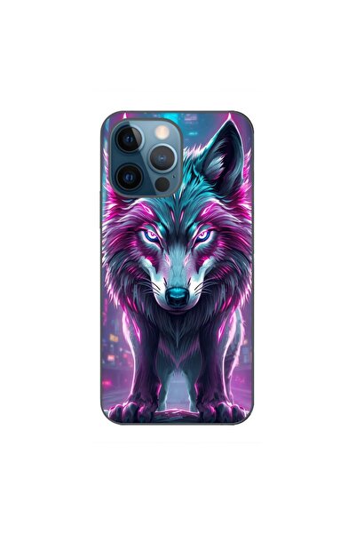 OEM Husa compatibila cu Apple iPhone 12 Pro Silicon Gel Tpu Model Cyberpunk Wolf
