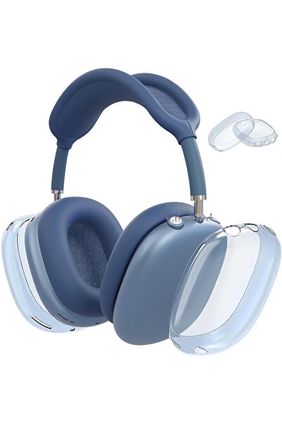 m.tk moveteck Airpods Max ile Uyumlu Yumuşak TPU Koruyucu Renkli Şeffaf Silik...