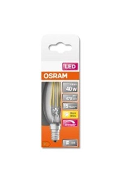 Osram 4.9 WATT E14 DUY BUJİ LED AMPUL 2700 KELVİN SARI IŞIK 326453