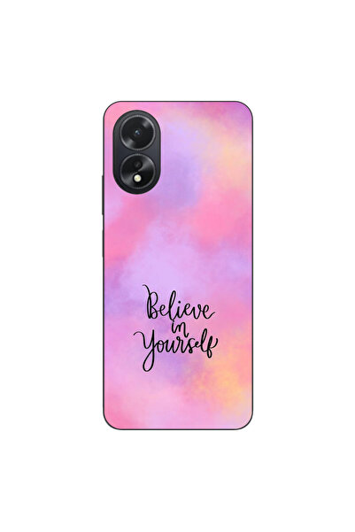 OEM Husa compatibila cu Oppo A18 4G Silicon Gel Tpu Model Belive in Yourself