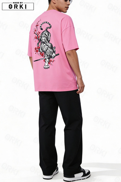 EFFRENATU Unisex Tiger's Sword Printed Sweatshirt Top and Bottom Tracksuit Se...