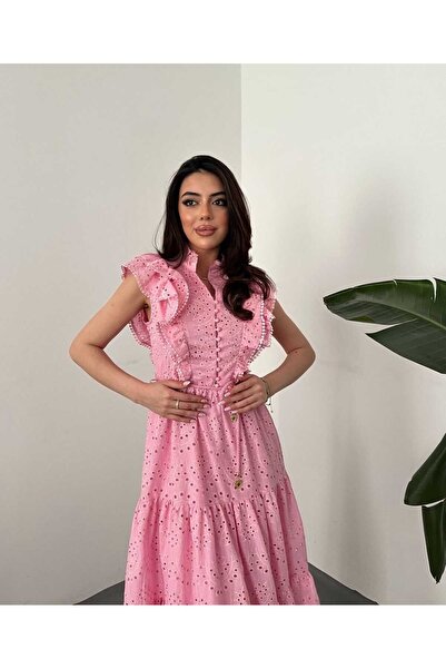 Volans Moda 8080 Ruffled Fisto Dress