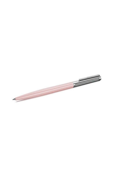 Swarovski Matrix Tennis Tükenmez Kalem, Pembe lakeli, krom kaplama