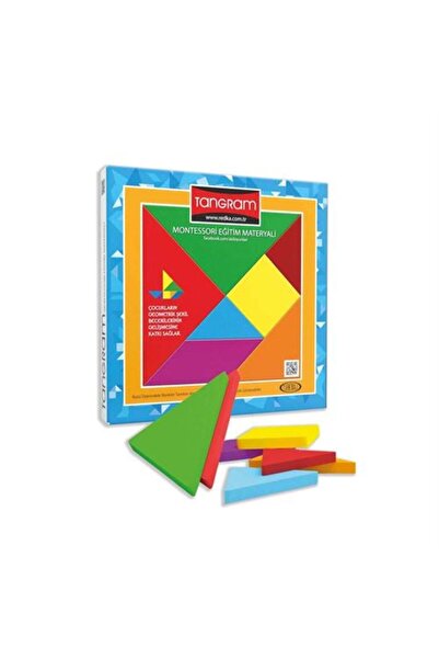 ideal STORE Redka Rd5144 Wooden Tangram 7 Pieces Square 3+