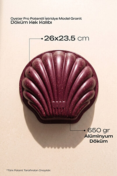 Perotti Oyster Pro Cherry Oyster Special Design Cast Cake Mold