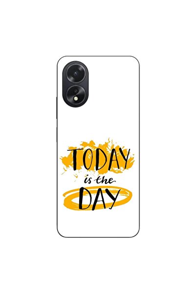 OEM Θήκη συμβατή με Oppo A38 4G, από σιλικόνη gel TPU, με σχέδιο: Σήμερα είνα...