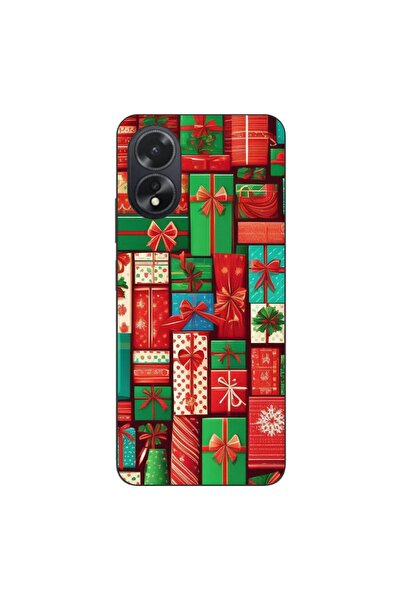 OEM Case compatible with Oppo A38 4G Silicon Gel Tpu Model Xmas Gifts Pattern