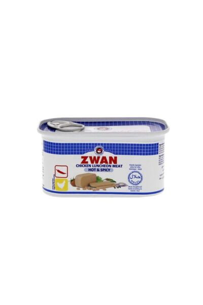 ZWAN Light Meat Chicken Luncheon Hot & Spicy 200g