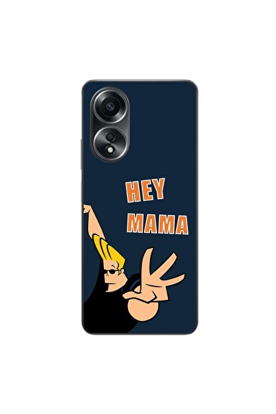 OEM Θήκη συμβατή με Oppo A58 4G Σιλικόνης Τζελ TPU με σχέδιο  "Hey Mama "