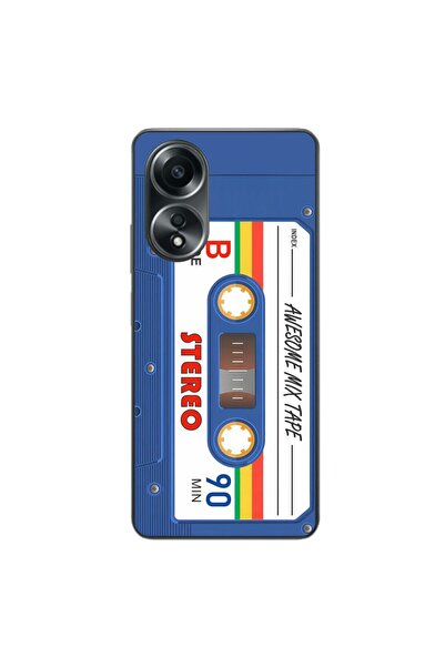 OEM Husa compatibila cu Oppo A58 4G Silicon Gel Tpu Model Caseta Vintage Mix ...