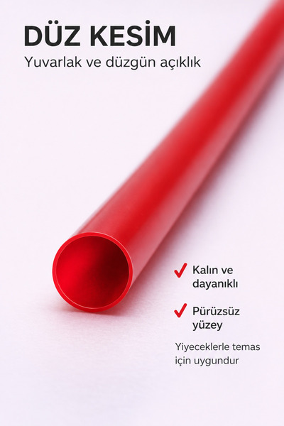 ardin Colorful Thick Frozen Straw 8mm 24cm