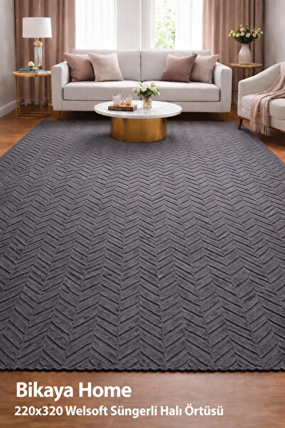 Bikaya Home Husa de covor din burete Welsoft 220x320 cm |   Textură moale |  ...