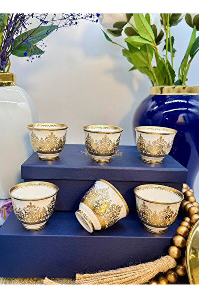 LIMOGES Arabic Coffee Gahwa Set - 6 pieces