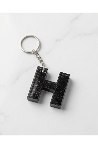 Luvia Accesories Keychain Letter H Epoxy Keychain
