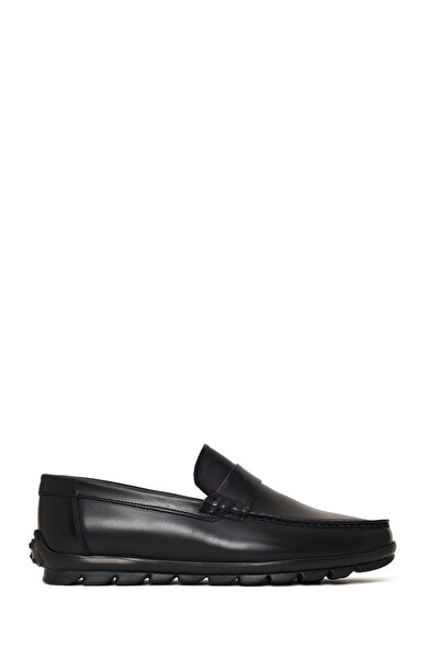 Derimod Loafer casual din piele neagră pentru bărbați 26SFD632218
