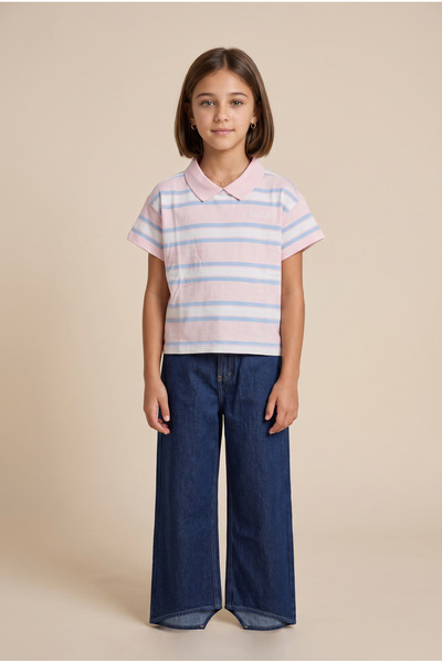 Cortigiani Girls Polo T-Shirt S/S, 11-12Y