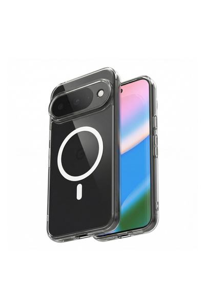 Crong Husă Hibridă Magnetică Transparentă - MagSafe Google Pixel 10 / 10 Pro ...