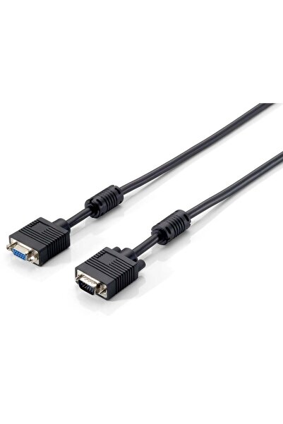 EQUIP Cablu VGA 1920x1080/60Hz Extins St/Bu 1.80m negru sac polietilenă