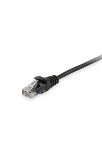 EQUIP Cablu patch Cat6A U/UTP 2xRJ45 20.00m negru LSZH pungă de plastic