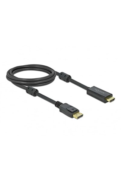 DELOCK DisplayPort 1.2 > HDMI Kabel 4K 60Hz 2,0m aktiv