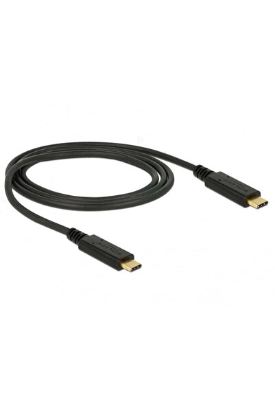 DELOCK Cablu USB USB-C - USB-C 1 m Negru (85531)