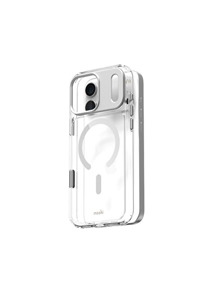 Moshi iGlaze MagSafe - Husă iPhone 17 Pro Max (Luna Silver)