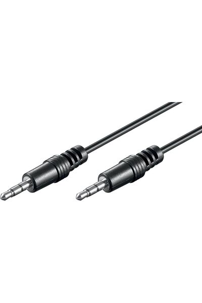 goobay Cablu Jack 3.5mm - Jack 3.5mm 1.5m negru (51658)