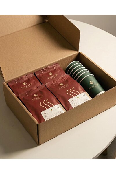 OEMS Box (4 Assorted Specialty Coffee Varieties + 5 Rostcher Cups)